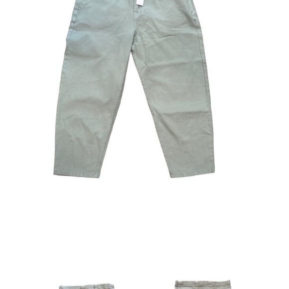 Vigoss Ace High Rise Straight Leg Balloon Style Jeans Light Green Women's 31 NWT - Picture 4 of 6